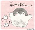 コウペンちゃんと邪エナガさん